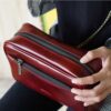 tas kulit genuine leather selempang rantai